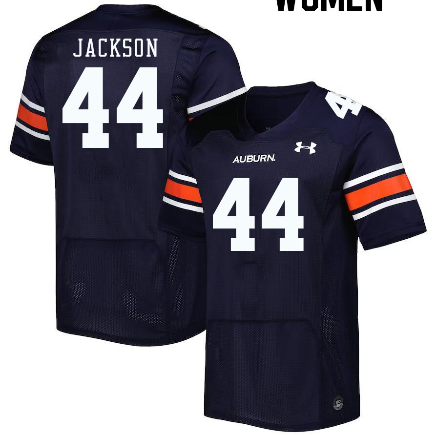 Women #44 Sean Jackson Auburn Tigers College Football Jerseys Stitched-Navy